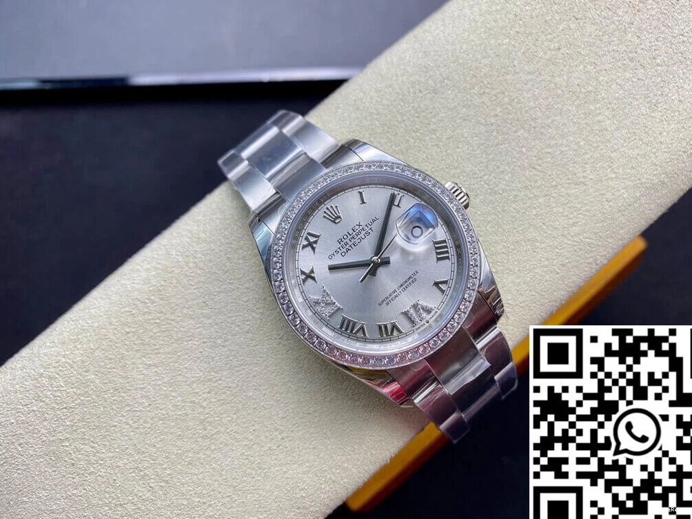 EW M126284RBR-0022 Rolex Factory Diamond-set Datejust Bezel 0214